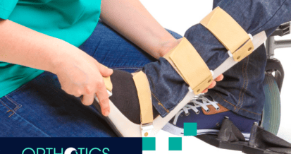 Orthotics fitting for a patient with diabetes